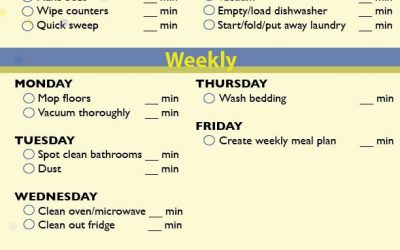 Cleaning Tips for Busy Moms (PLUS a Free Cleaning Chart!)